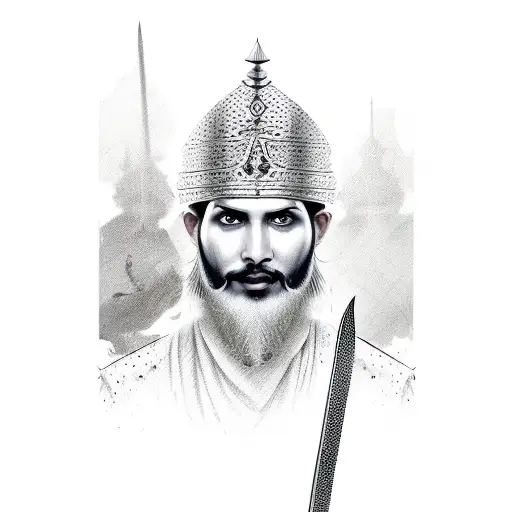 Sword rajput tattoo design idea