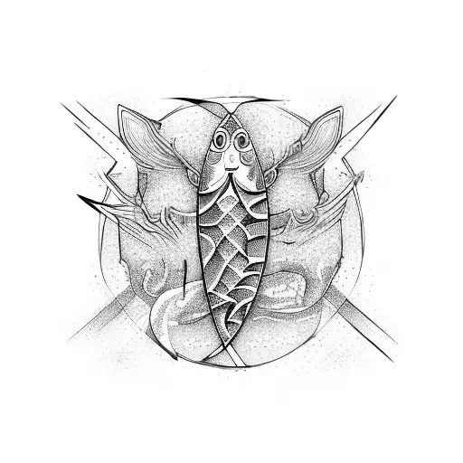 carp  tattoo design idea