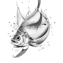 carp  tattoo design idea