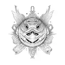 carp angler tattoo design idea