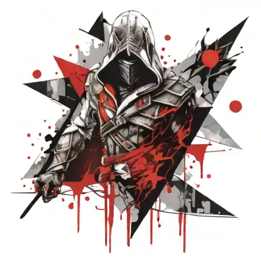 assassin creed hidden tattoo design idea