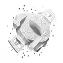 black belt fist tattoo design idea