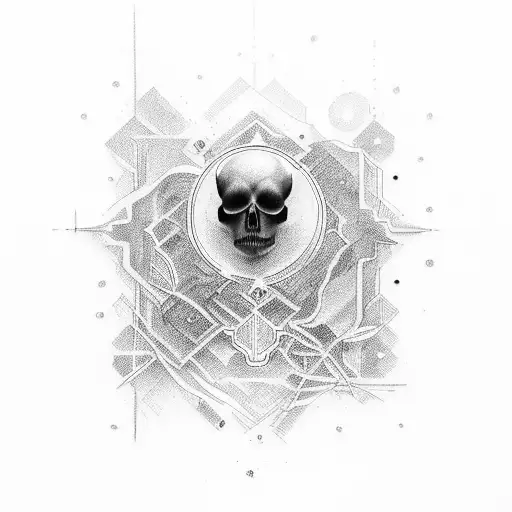 i want a dark scene that is tall and fairly narrow and represents being comfortable alone tattoo design idea