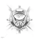 paul alien in space tattoo design idea