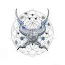 DRACO CONSTELLATION tattoo design idea