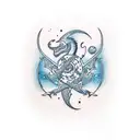 DRACO CONSTELLATION tattoo design idea