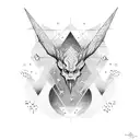 DRACO CONSTELLATION tattoo design idea