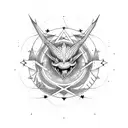 DRACO CONSTELLATION tattoo design idea
