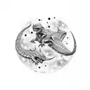 DRACO CONSTELLATION tattoo design idea