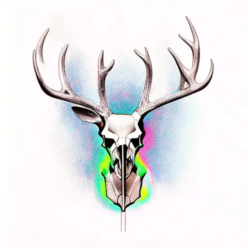 101 Best Deer Skull Tattoo Ideas Youll Have To See To Believe  Outsons