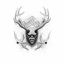 Wendigo tattoo design idea