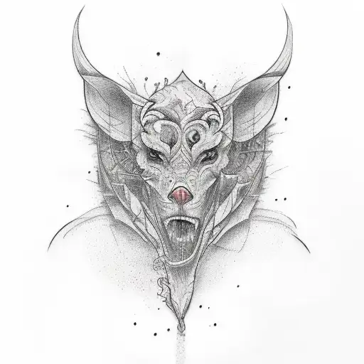 red ink neck tattoo intellect  tattoo design idea