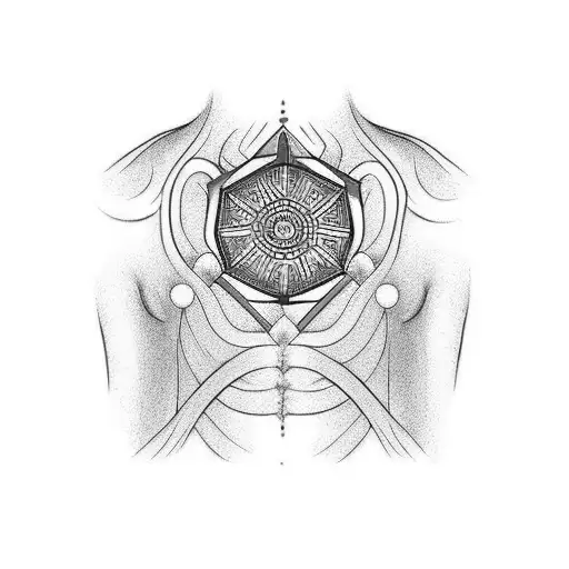 red ink neck tattoo intellect  tattoo design idea