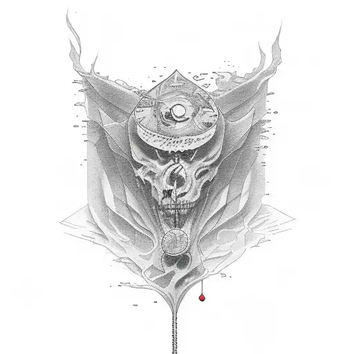 red ink neck tattoo intellect  tattoo design idea