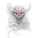 red ink neck tattoo intellect  tattoo design idea