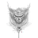 red ink neck tattoo intellect  tattoo design idea