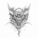 red ink neck tattoo intellect  tattoo design idea