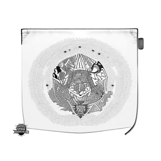 sleeve incorporating South Africa, Colombia, Thailand, England and USA tattoo design idea