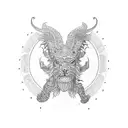 sleeve incorporating South Africa, Colombia, Thailand, England and USA tattoo design idea