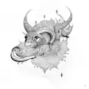 sleeve incorporating South Africa, Colombia, Thailand, England and USA tattoo design idea