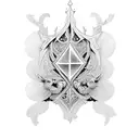 ornamentación medieval tattoo design idea