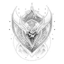 ornamentación medieval tattoo design idea