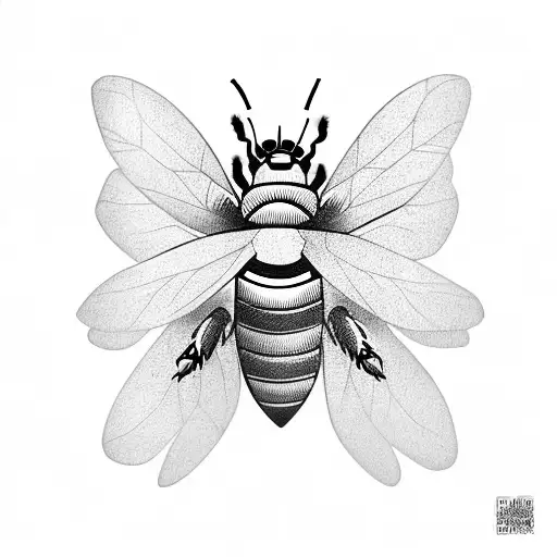bumble bee   tattoo design idea
