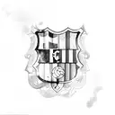 fc barcelona tattoo design idea