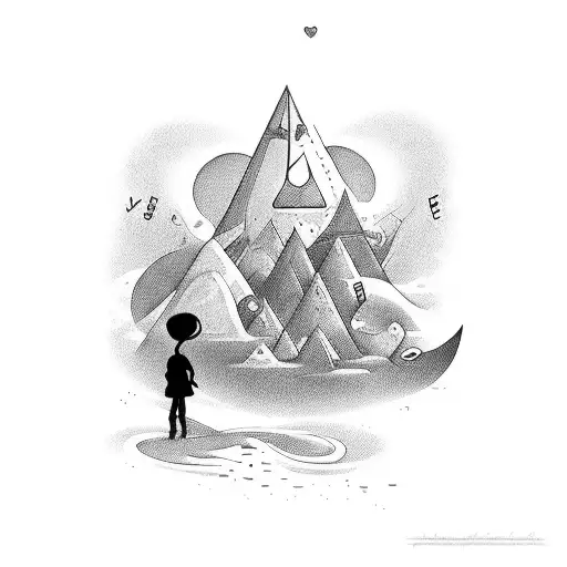 and in the end the love you take is equal to the love you made tattoo design idea