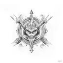 forearm Atlantis  tattoo design idea