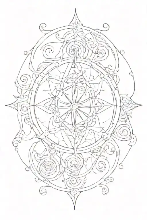 cybersigil tattoo design idea