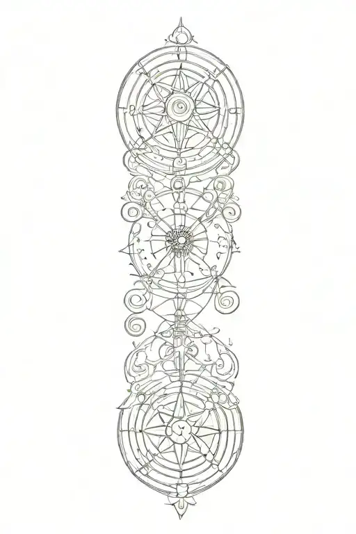 cybersigil tattoo design idea