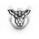 lamb  tattoo design idea