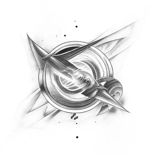 canary in tornado over atlanta tattoo design idea