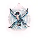 frigate bird tattoo design idea