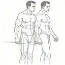 Arnold Swachennegger and Franco Anthony posing together tattoo design idea