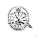 two pocket watches, two scrolls, Roman numerals for 07/06/16 tattoo design idea