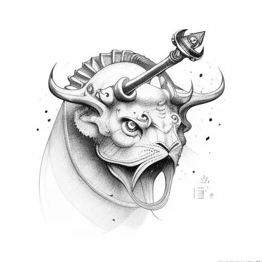 brujula con ancla tattoo design idea