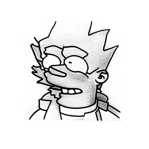 bart Simpson  tattoo design idea