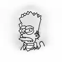 bart Simpson  tattoo design idea