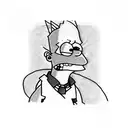 bart Simpson  tattoo design idea