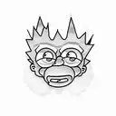 bart Simpson  tattoo design idea