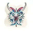 toothless dragon  tattoo design idea