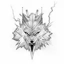 Lightning Bolt tattoo design idea