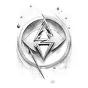 Lightning Bolt tattoo design idea