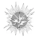 Lightning Bolt tattoo design idea