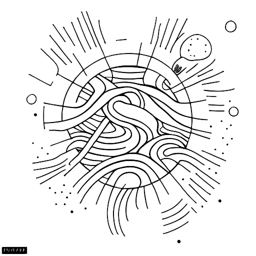 mirror with hand holding object tattoo design idea