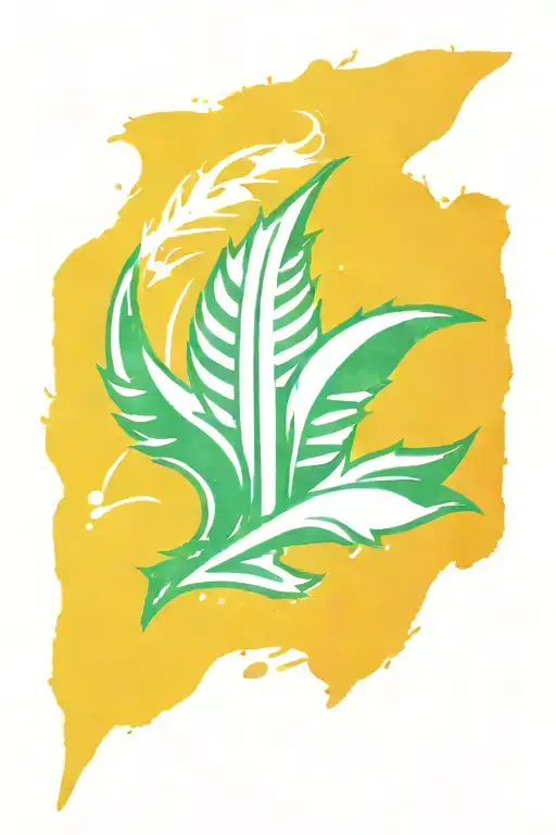 Combine the Munster and Ireland rugby logos into a unique emblem tattoo design idea