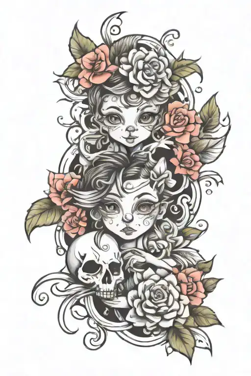 grandchildren tattoo tattoo design idea