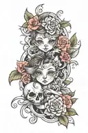 grandchildren tattoo tattoo design idea